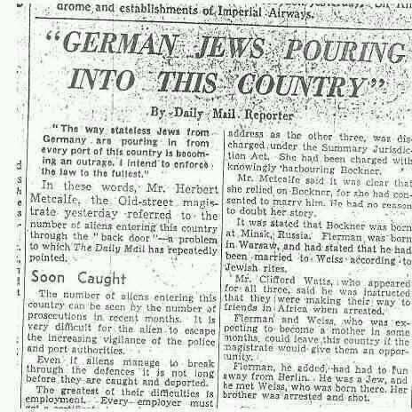 Daily Mail 1938